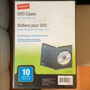 Set of 10 Stapes DVD cases new
